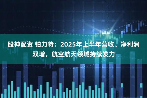 股神配资 铂力特：2025年上半年营收、净利润双增，航空航天领域持续发力